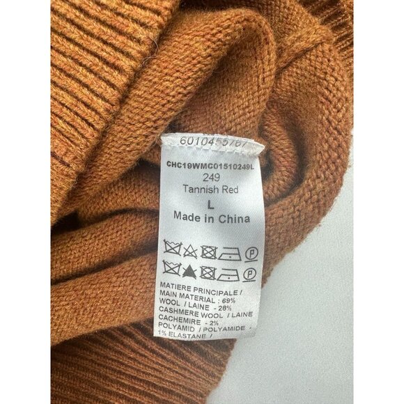 Chloé Ruched Wool-Blend Cardigan Womens Size Large $1150 - Picture 7 of 10